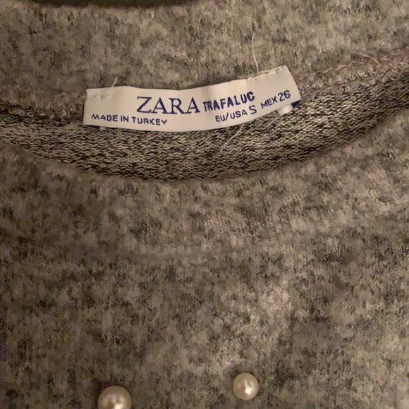 Zara Pearl Detail Sweater - Picture 2 of 3